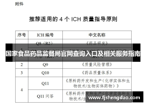 国家食品药品监督局官网查询入口及相关服务指南